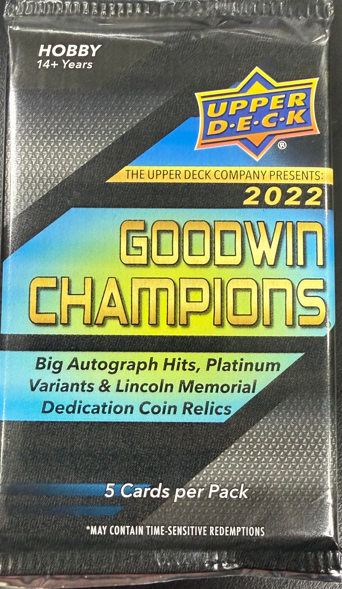 2022 Upper Deck Goodwin Champions Hobby Pack