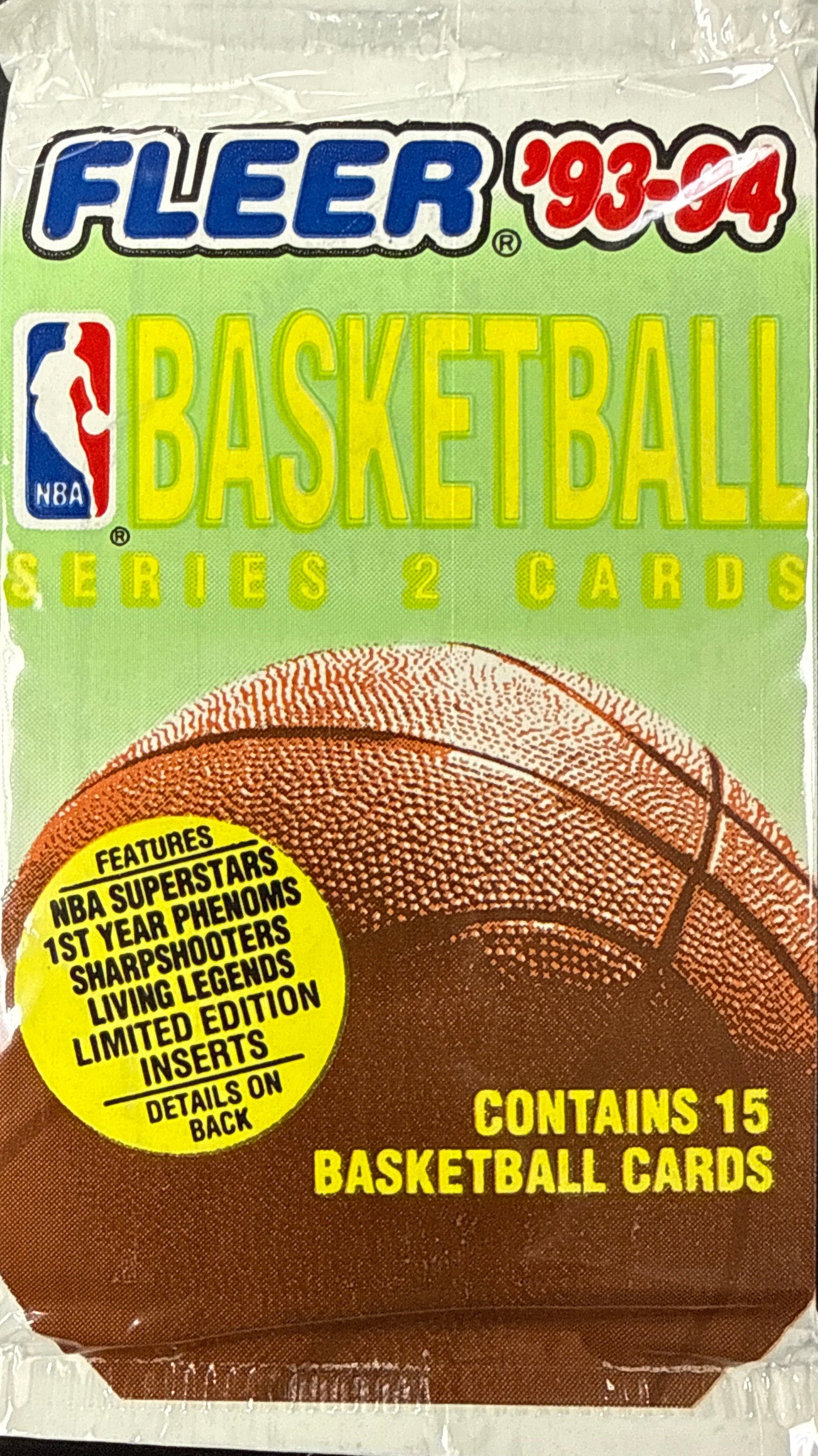 1993/94 Fleer Basketball Series 2 Hobby Pack