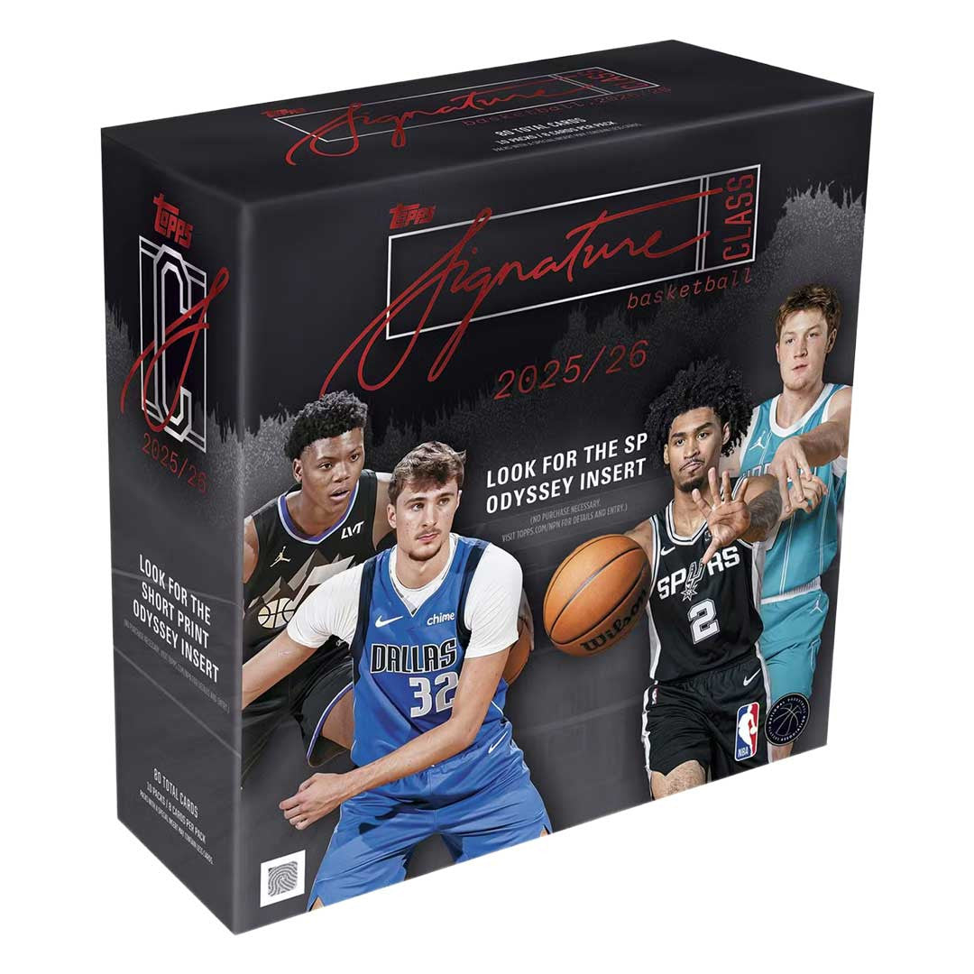 2025/26 Topps Signature Class Basketball Mega Box — Sealed product packaging