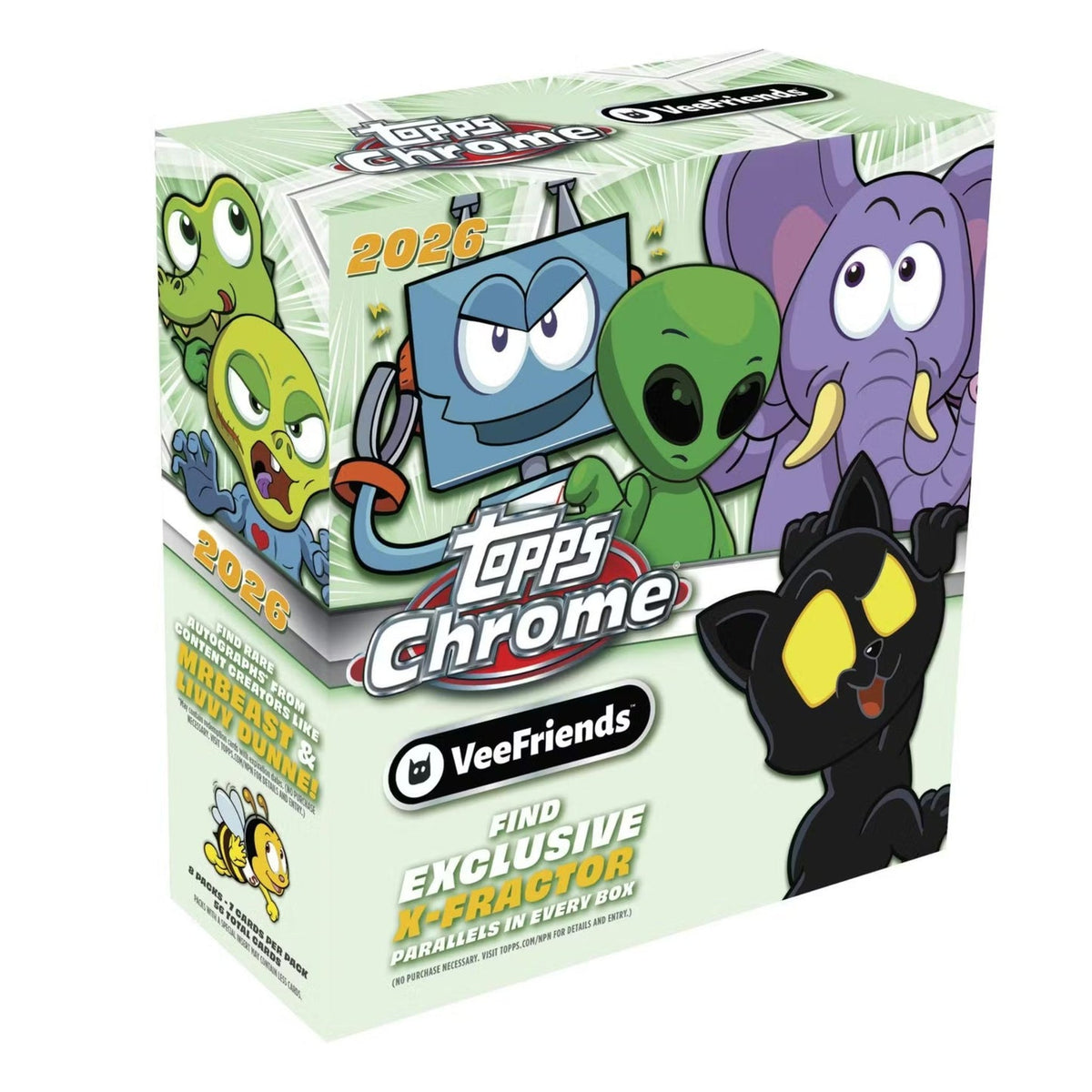 2026 Topps Chrome VeeFriends Mega Box — Sealed product packaging