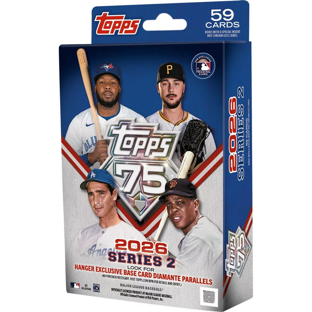 2026 Topps 75 Series 2 Hanger Box — Sealed product packaging