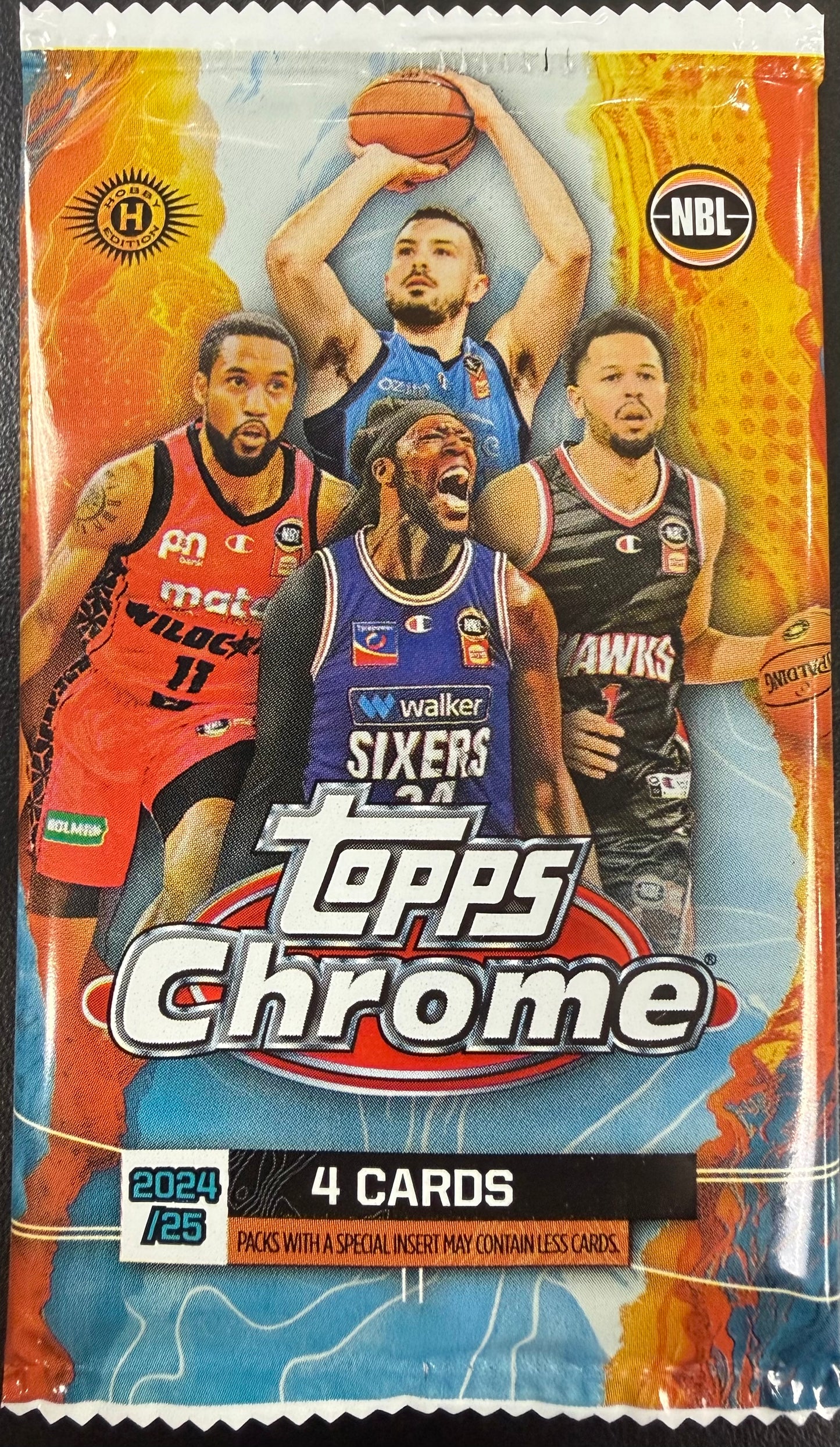 2024-25 Topps Chrome Basketball NBL Hobby pack