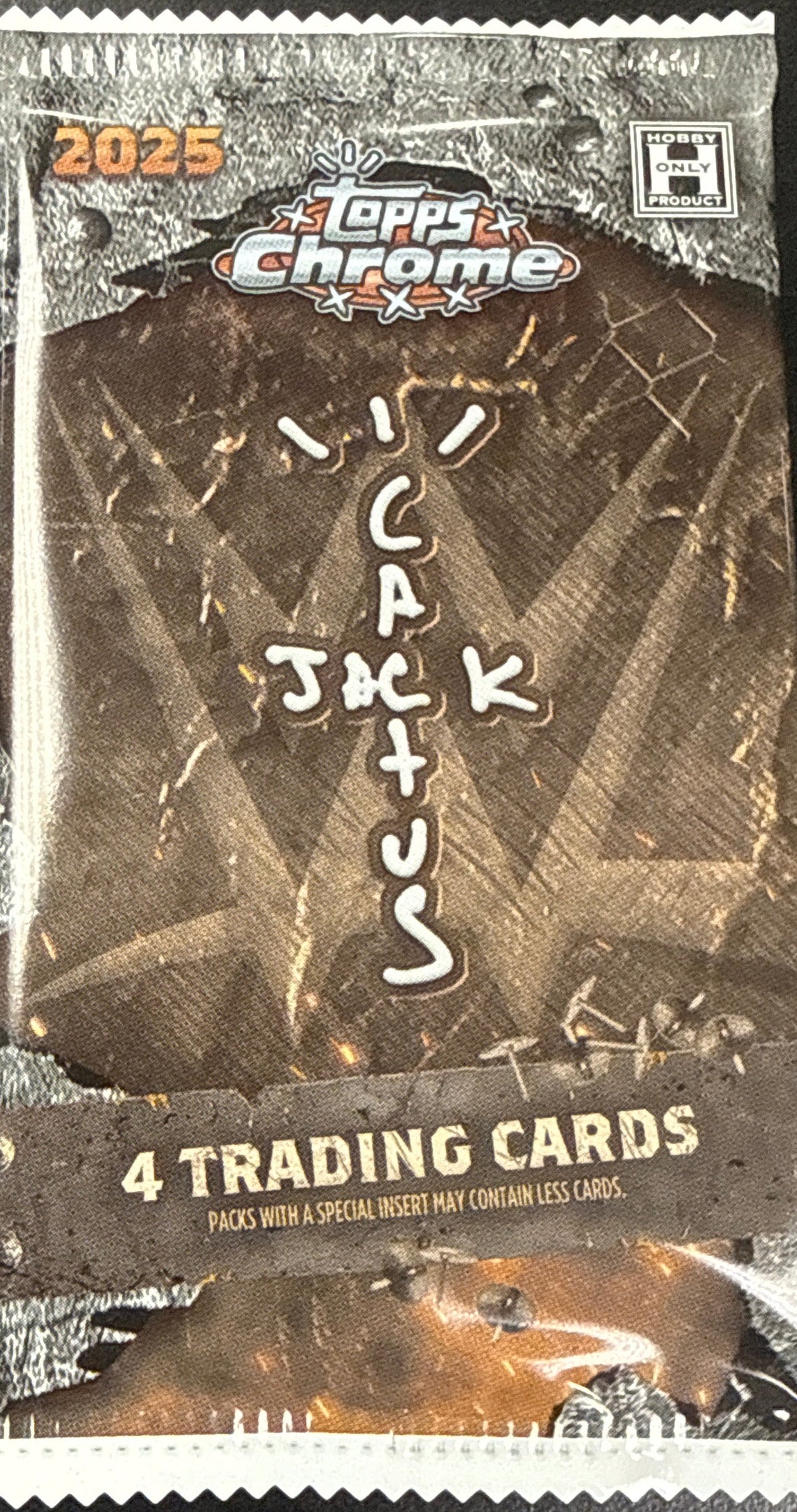 2025 Topps Chrome WWE x Cactus Jack Wrestling Hobby Pack