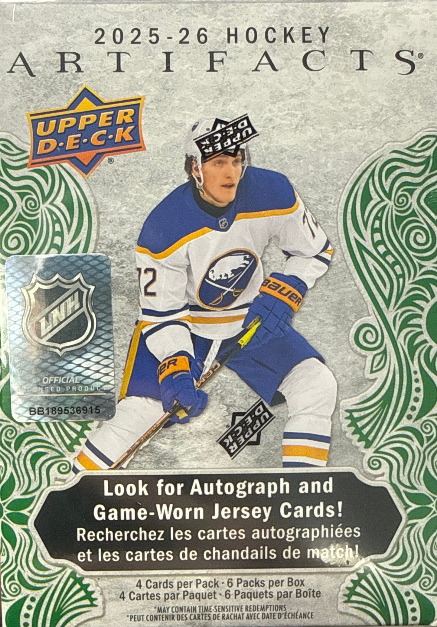 2025/26 Upper Deck Artifacts Hockey Blaster Box