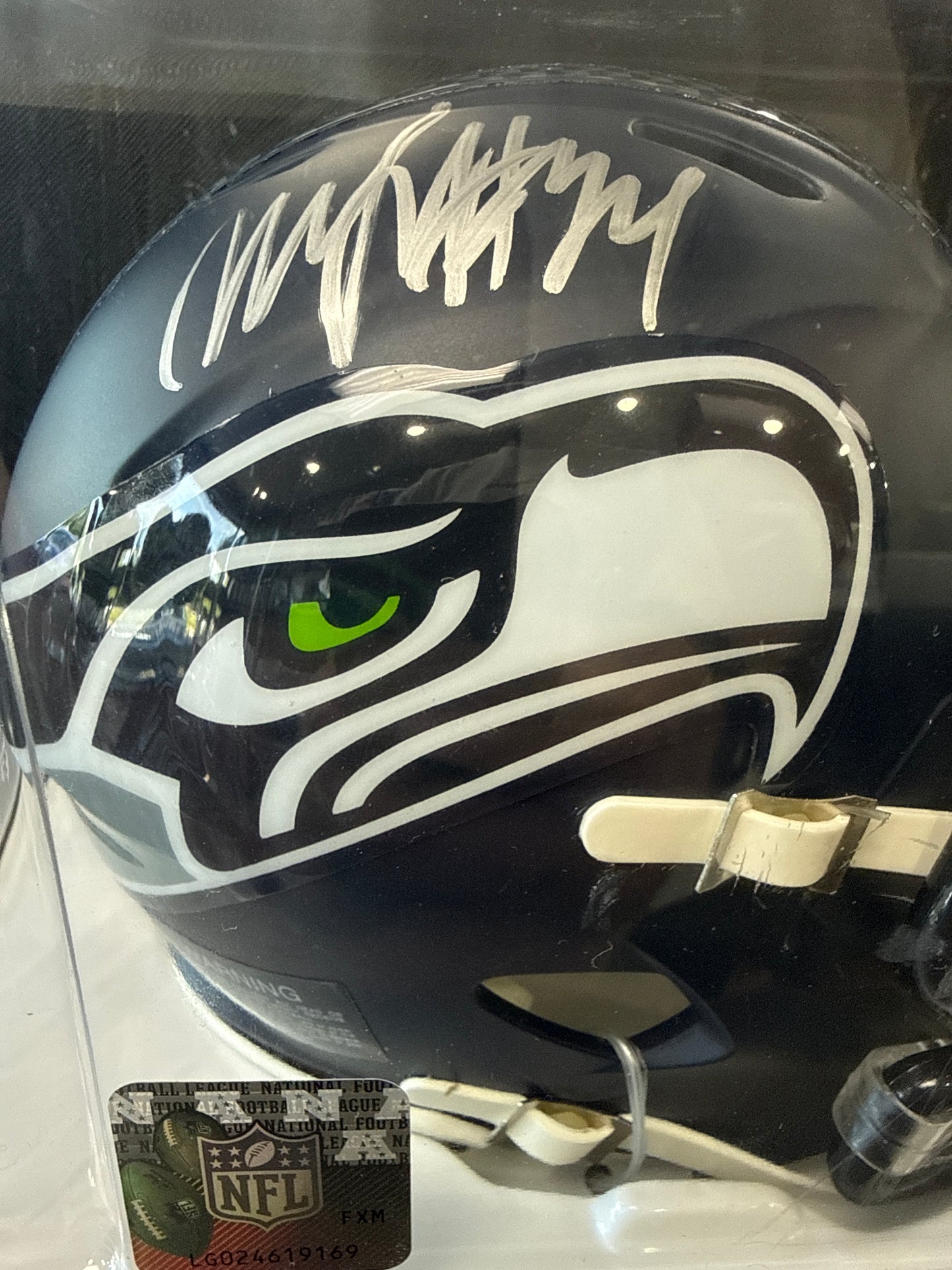 Marshawn Lynch Singed Mini Helmet Seahawks Fanatics Authentic
