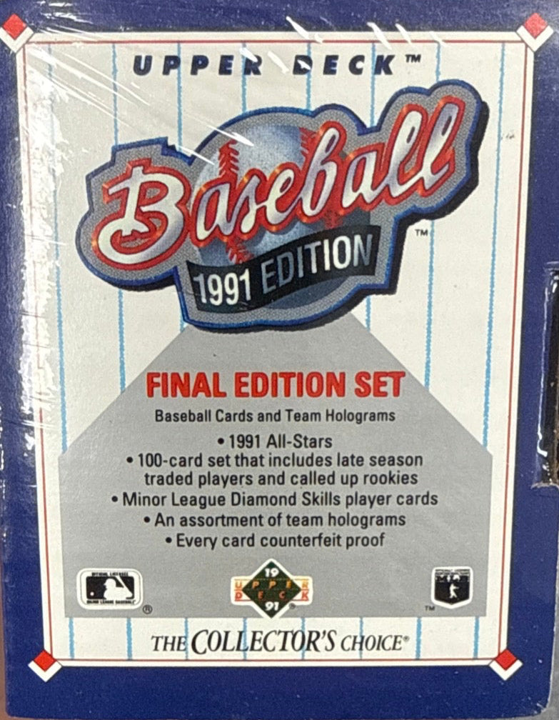 1991 Upper Deck Baseball Final Edition Set