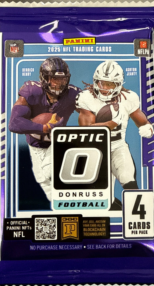 2025 Donruss Optic Retail Pack NFL