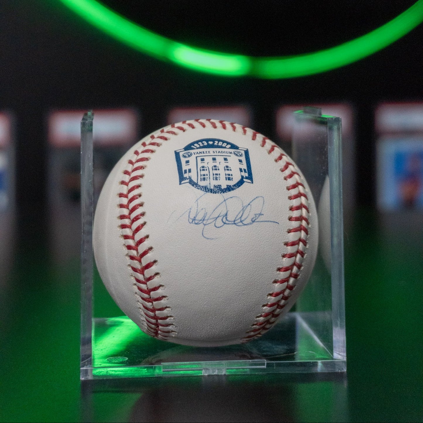 Derek Jeter Singed Baseball & Authentic 2008 Baseball