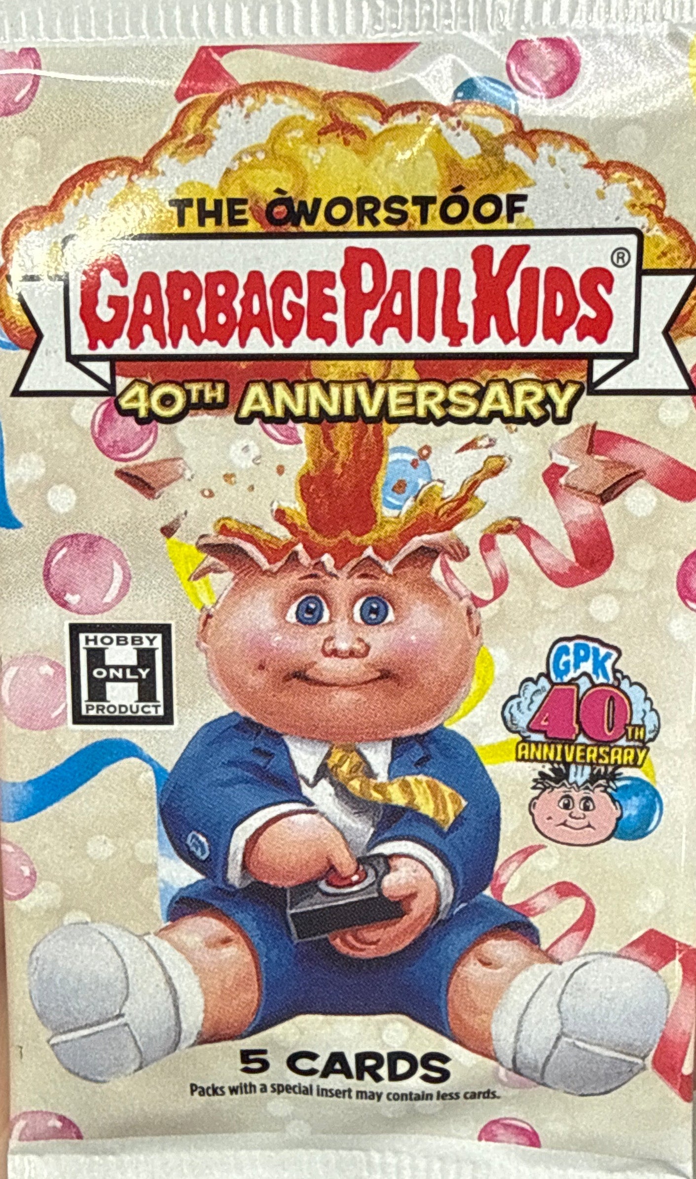 2025 Topps Worst of Garbage Pail Kids 40th Anniversary Edition Hobby Pack