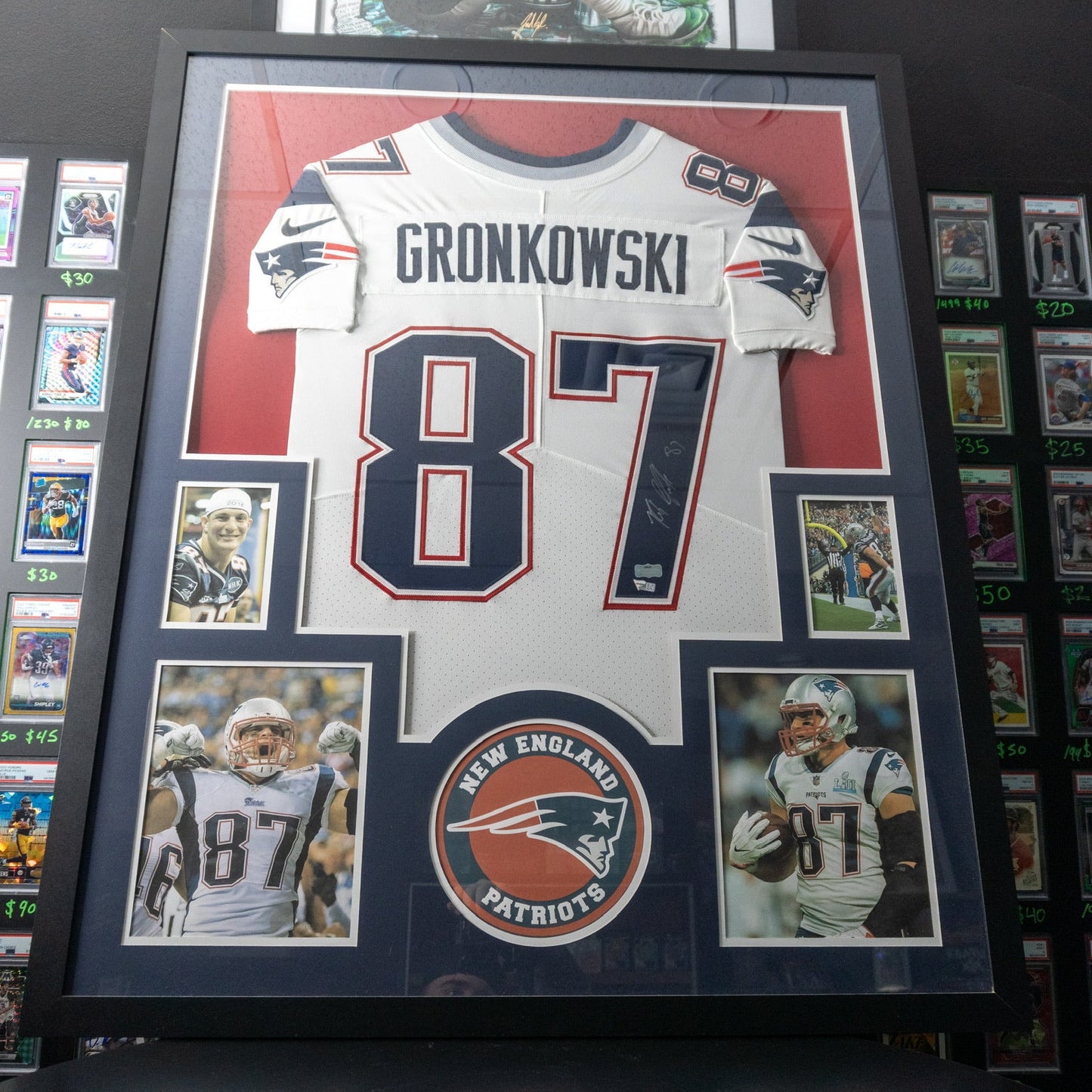 Rob Gronkowski Authentic Nike Jersey & Authentic Autograph Framed