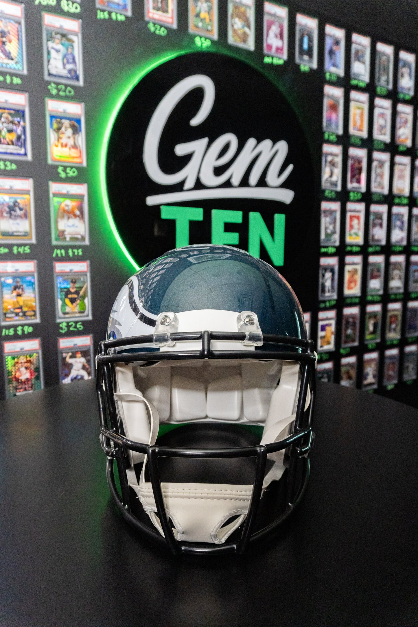 Jalen Hurts Autographed Super Bowl LIX Full Sized Helmet Fanatics Authentic