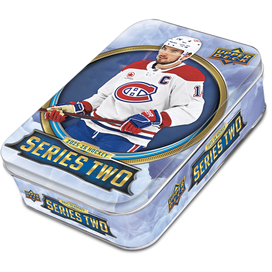 2025-26 Upper Deck Series 2 Mega Tin — Sealed product packaging