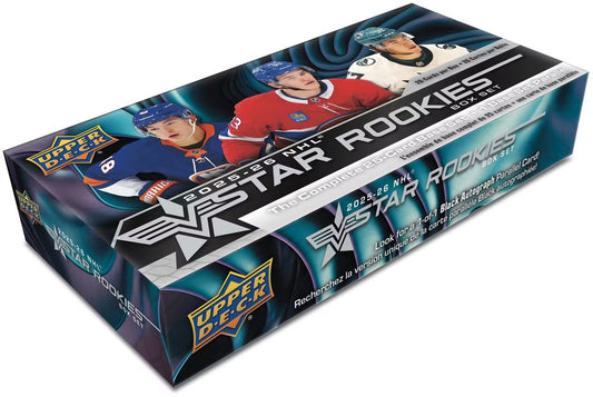 2025/26 Upper Deck Star Rookies Hockey Box Set — Sealed product packaging