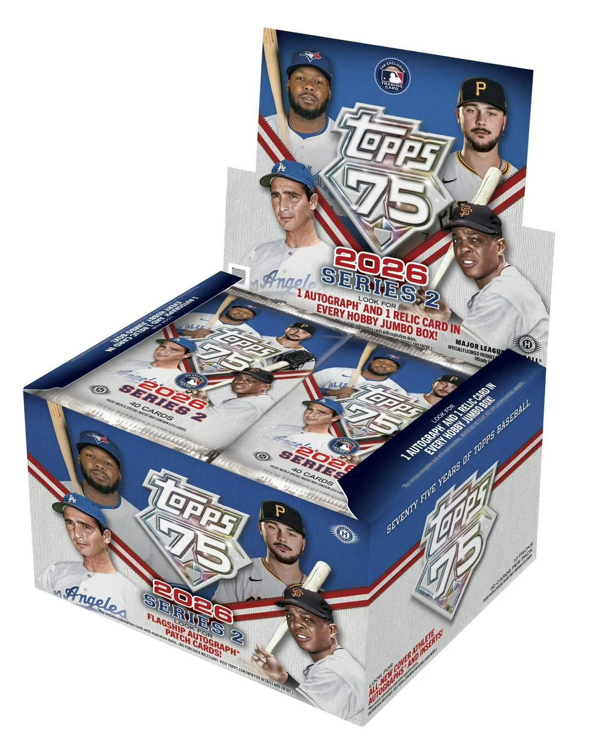 2026 Topps Series 2 Baseball Hobby Jumbo Box — Sealed product packaging