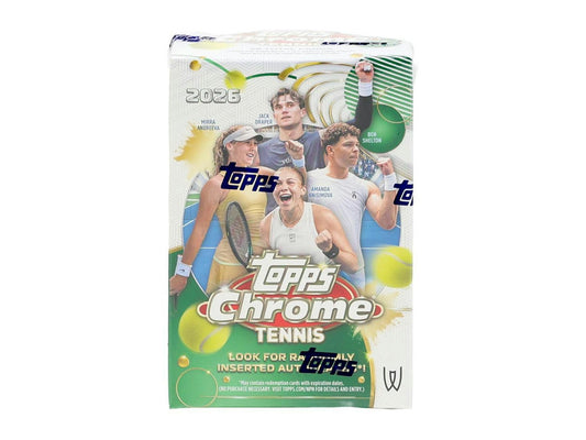 2026 Topps Chrome Tennis Value Box