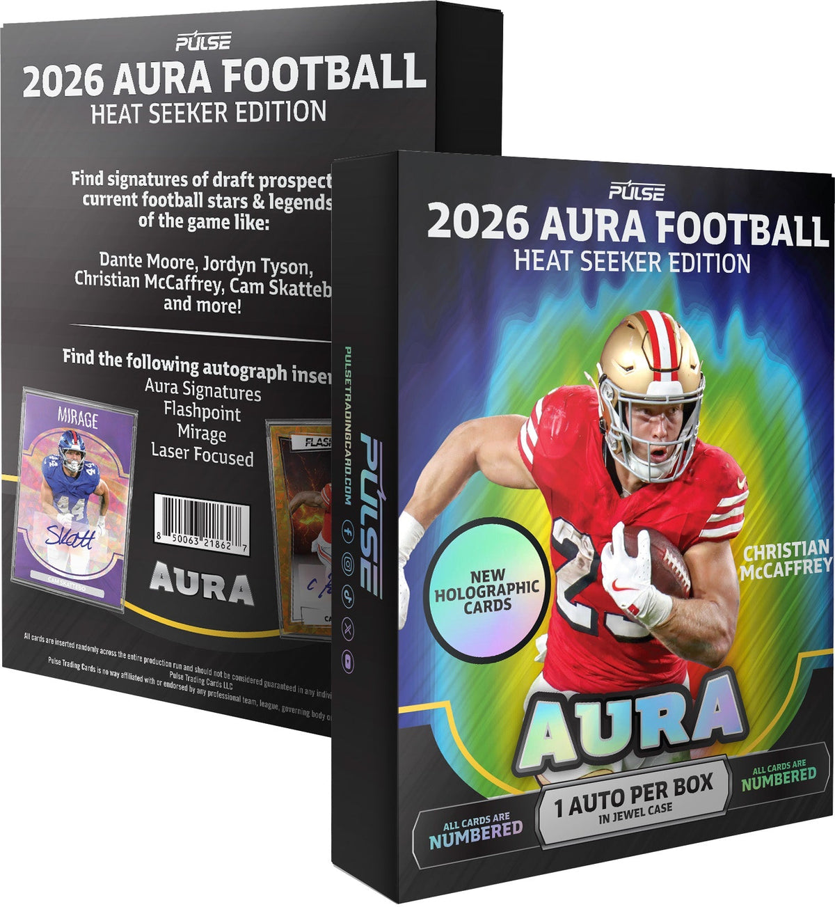 2026 Pulse Aura Football Heat Seeker Box