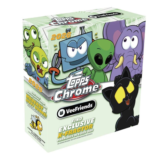 2026 Topps Chrome VeeFriends Mega Box — Sealed product packaging