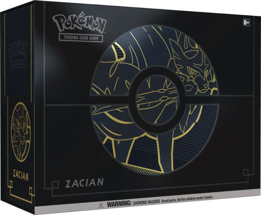 2020 Pokémon Sword & Shield Elite Trainer Box Plus — Zacian — Sealed product packaging