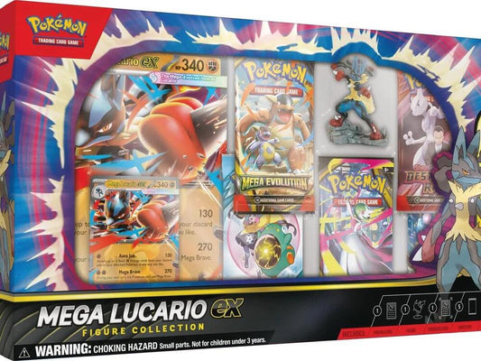 2025 Pokémon Mega Lucario ex Figure Collection — Sealed product packaging