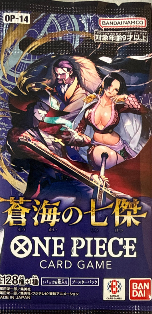 One Piece TCG: The Azure Sea's Seven (OP-14) Booster Pack