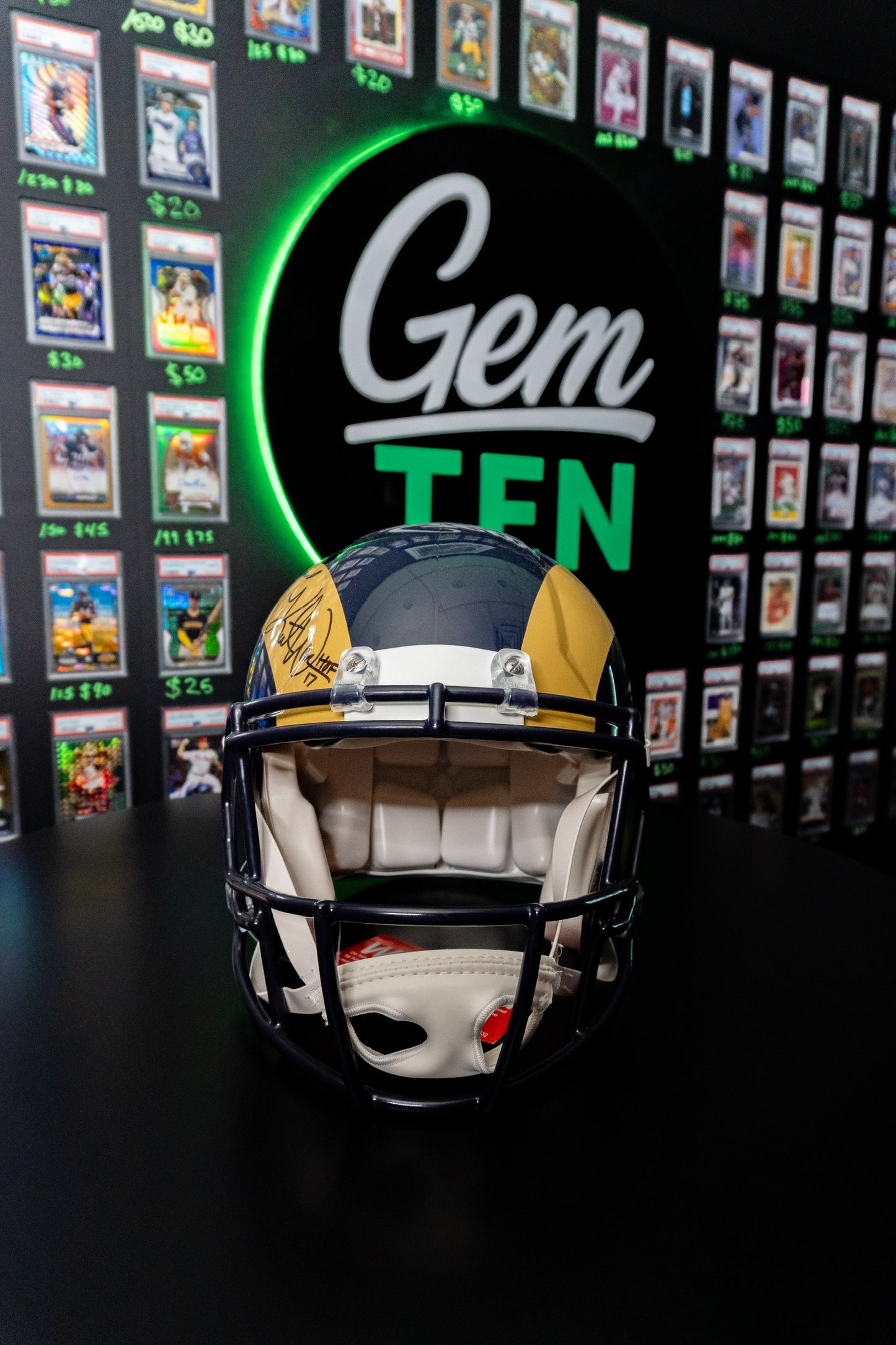 Kurt Warner | Marshall Faulk | Dick Vermeil Autographed St. Louis Rams Helmet Beckett Authentication