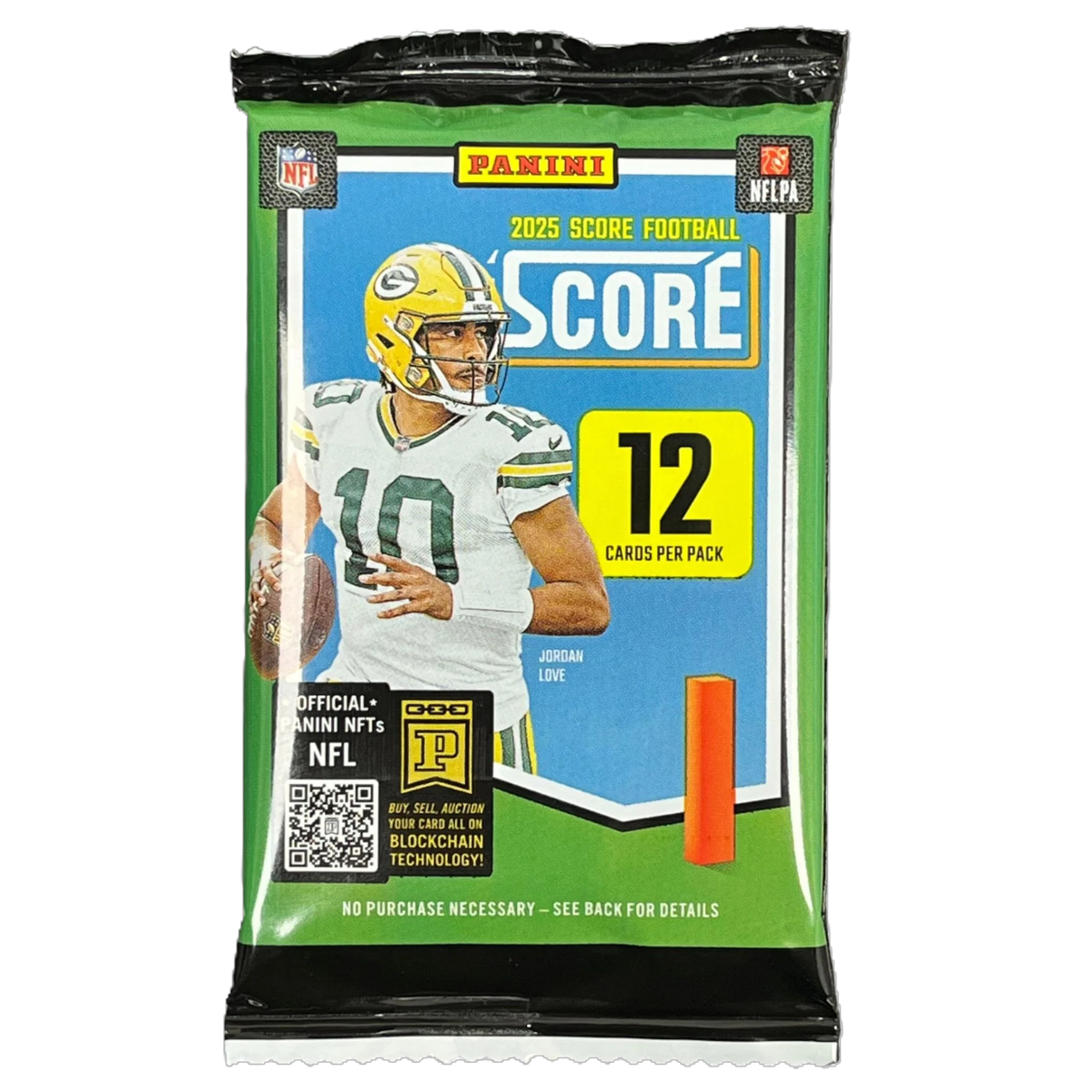 2025 Panini Score Football Retail Pack — Sealed product packaging