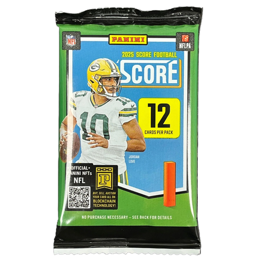 2025 Panini Score Football Retail Pack — Sealed product packaging