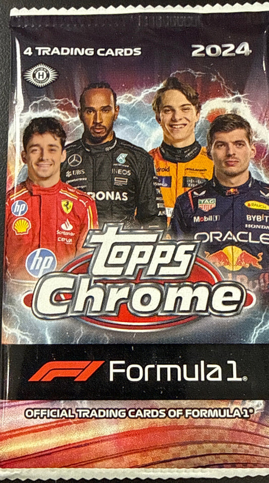 2024 Topps Chrome F1 Formula 1 Qualifying Lap Hobby Pack