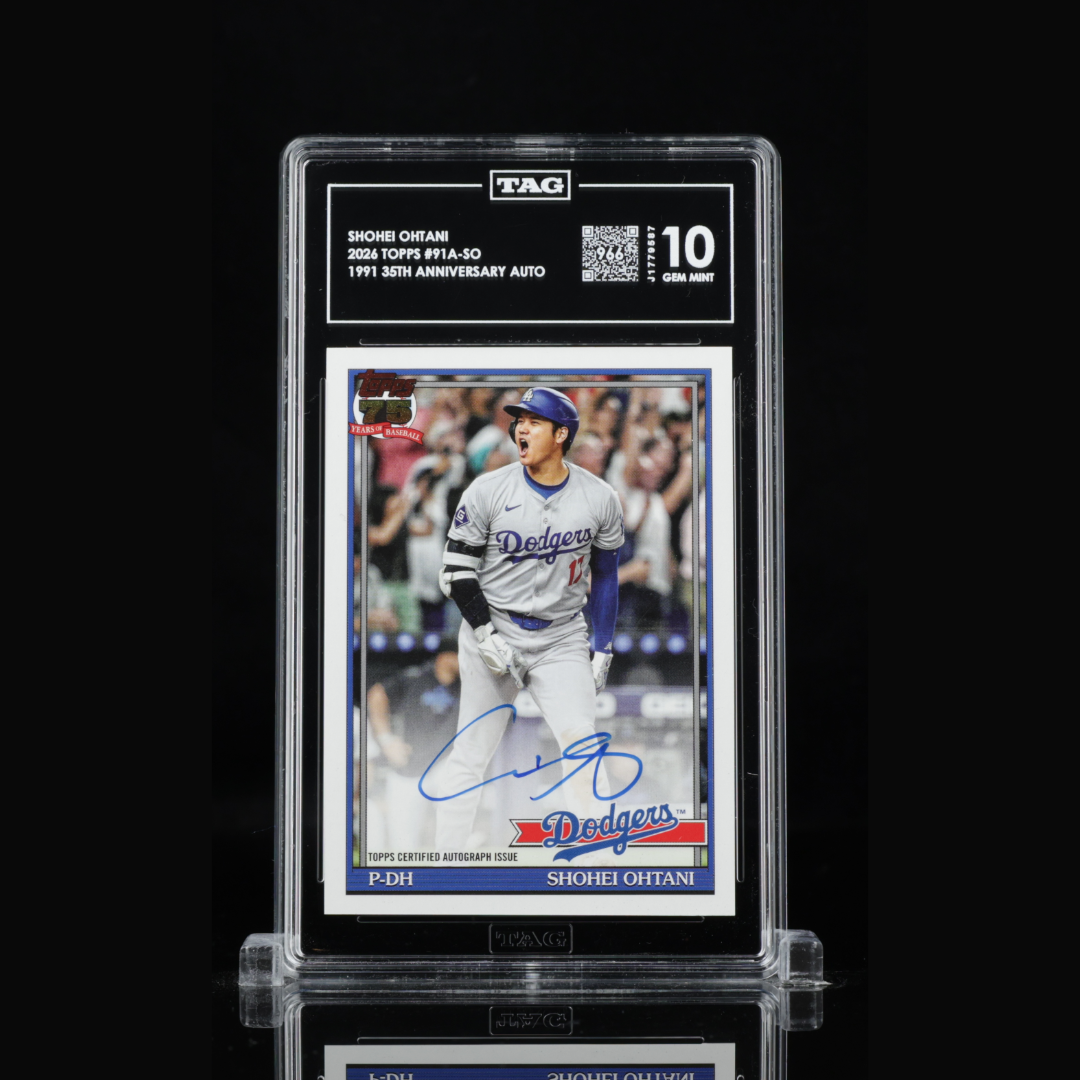 2026 Topps Shohei Ohtani 1991 35th Anniversary Autograph #91A-SO TAG 10