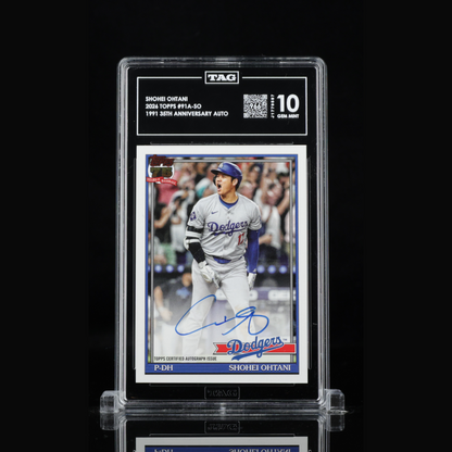 2026 Topps Shohei Ohtani 1991 35th Anniversary Autograph #91A-SO TAG 10