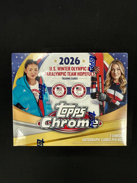 2026 Topps Chrome U.S. Olympics Hobby Box