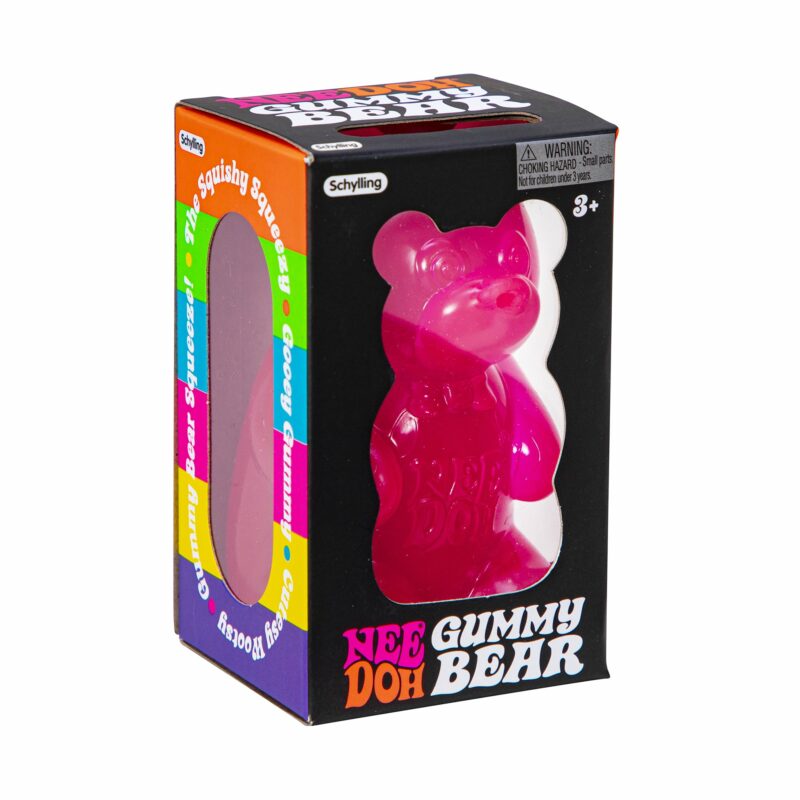 NeeDoh Gummy Bear retail packaging; color may vary