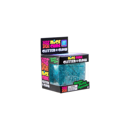NeeDoh Nice Cube Glitter and Glow assorted colors