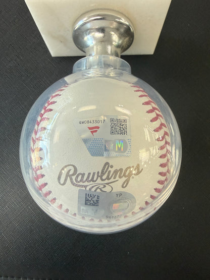 Chase Utley Autographed Official 2008 World Series Baseball