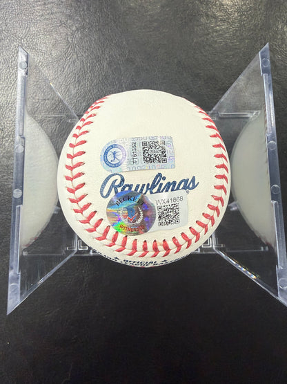 Trea Turner Autographed Baseball Beckett Authentic Full Name