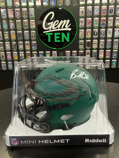 Brandon Graham Signed Mini Helmet JSA Authentic