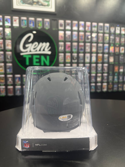 Brandon Graham Signed Mini Helmet JSA Authentic