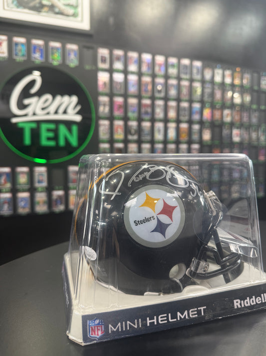 Jerome Bettis Autographed Mini Helmet JSA Authentic