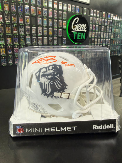 Johnny Manziel Autograph Mini Helmet “Go Army” Inscribed BGS Authentic
