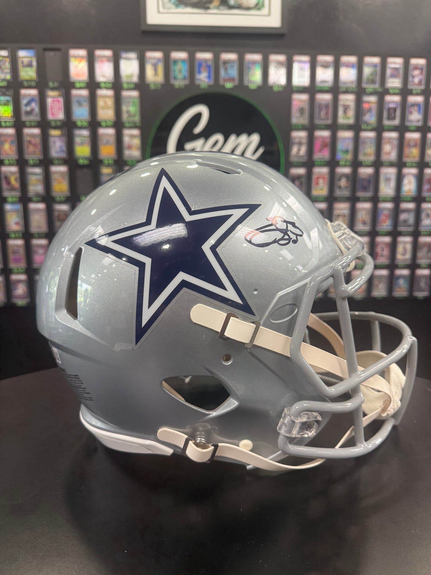 Emmit Smith Autographed Full Size Helmet BGS Authentic