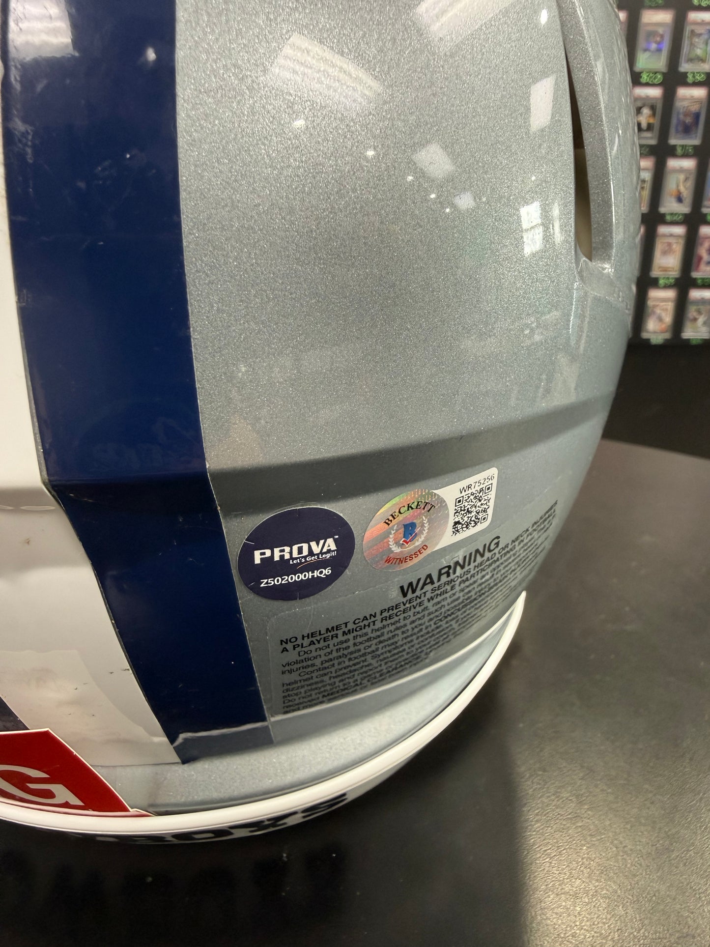 Emmit Smith Autographed Full Size Helmet BGS Authentic