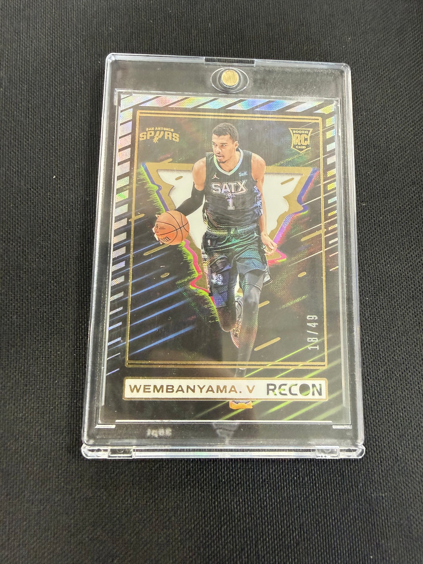 2023-24 Panini Recon #225 Victor Wembanyama Holo /49 RC