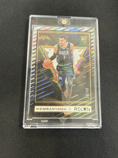 2023-24 Panini Recon #225 Victor Wembanyama Holo /49 RC