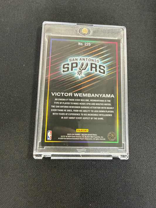 2023-24 Panini Recon #225 Victor Wembanyama Holo /49 RC