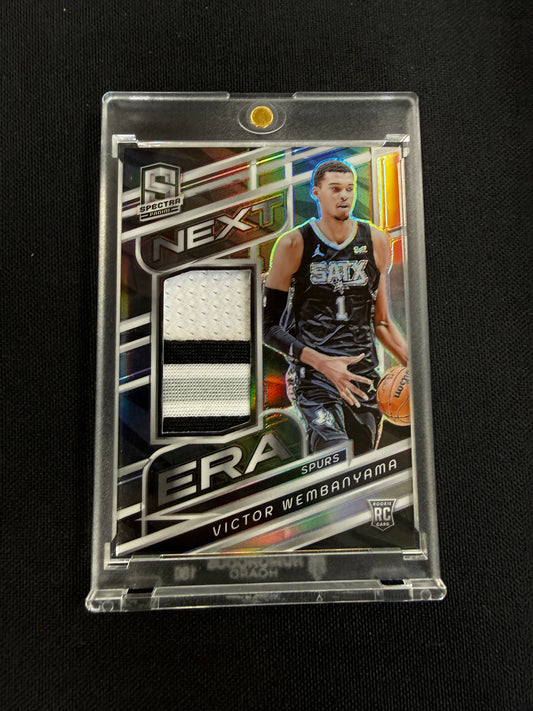 2023-24 Panini Spectra Victor Wembanyama Next Era Patch /149 RC