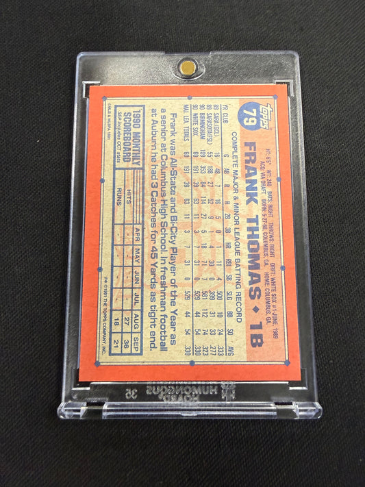1991 Topps Operation Desert Shield Frank Thomas #79