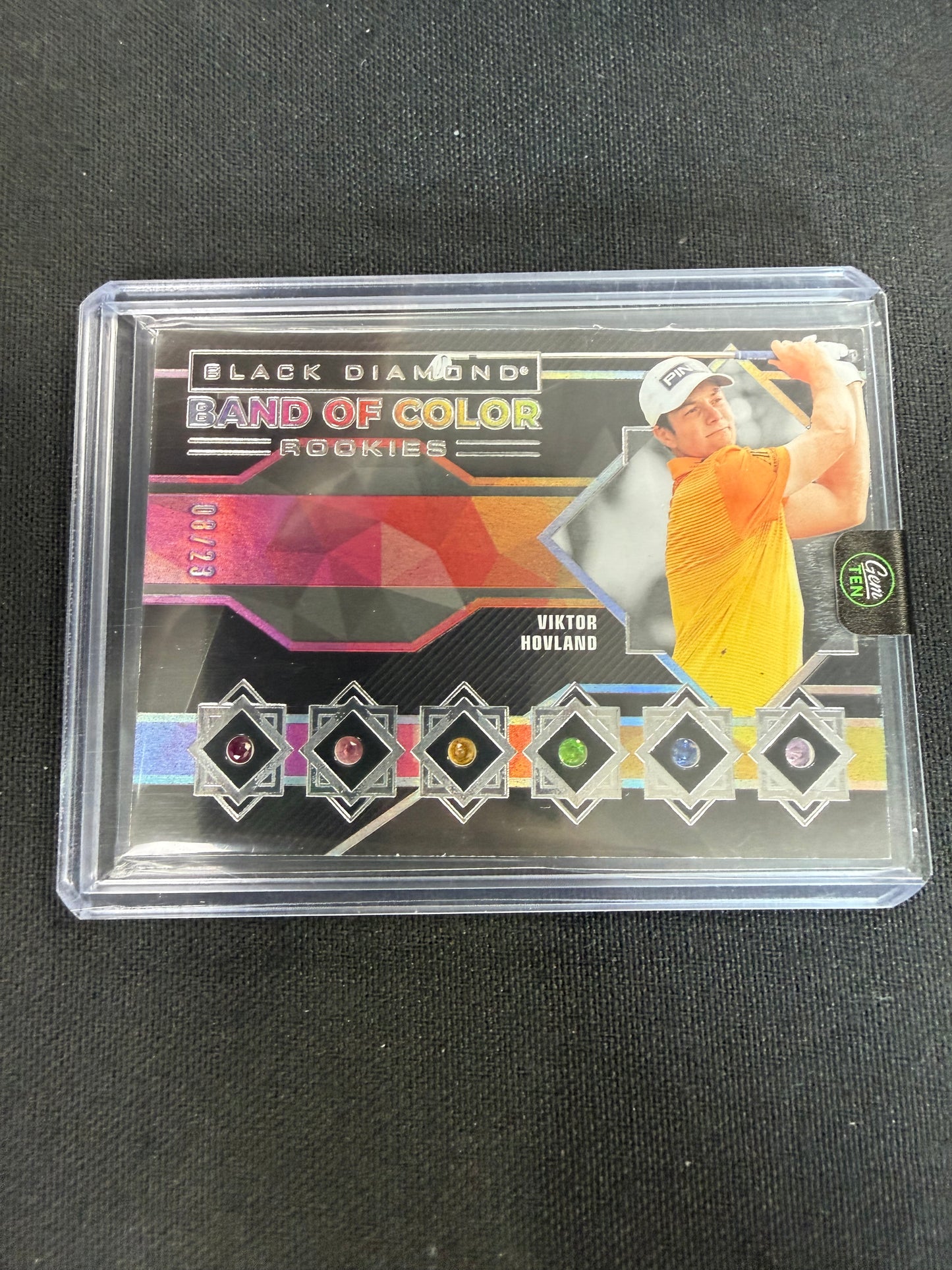 2024-25 Upper Deck Black Diamond Band Of Colors #BC-VH Viktor Hovland /23 RC CASE HIT
