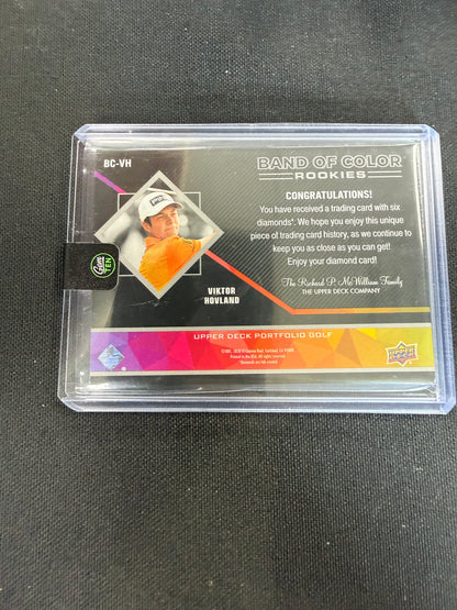 2024-25 Upper Deck Black Diamond Band Of Colors #BC-VH Viktor Hovland /23 RC CASE HIT