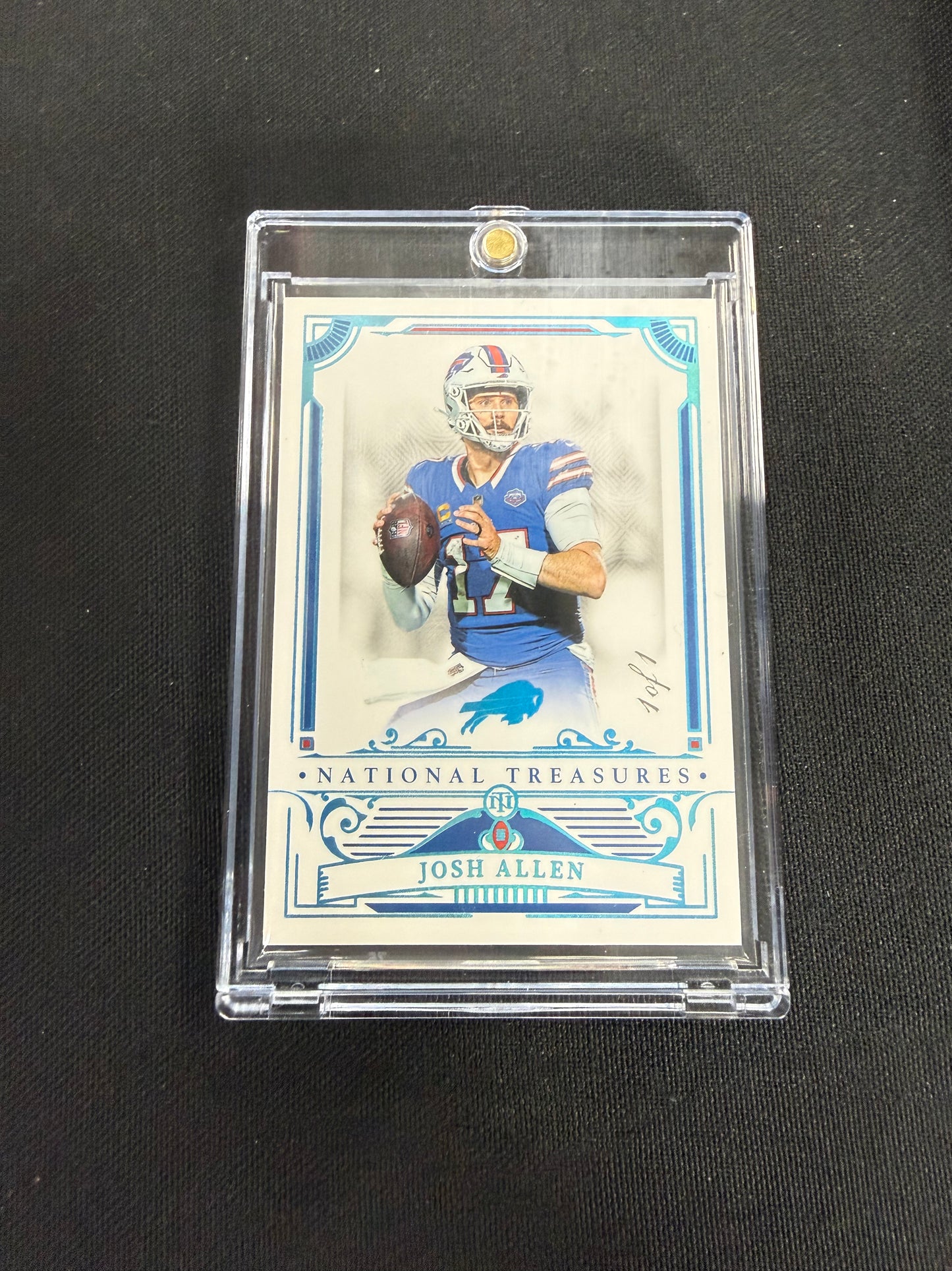 2025 Panini National Treasures #10 Josh Allen 1/1