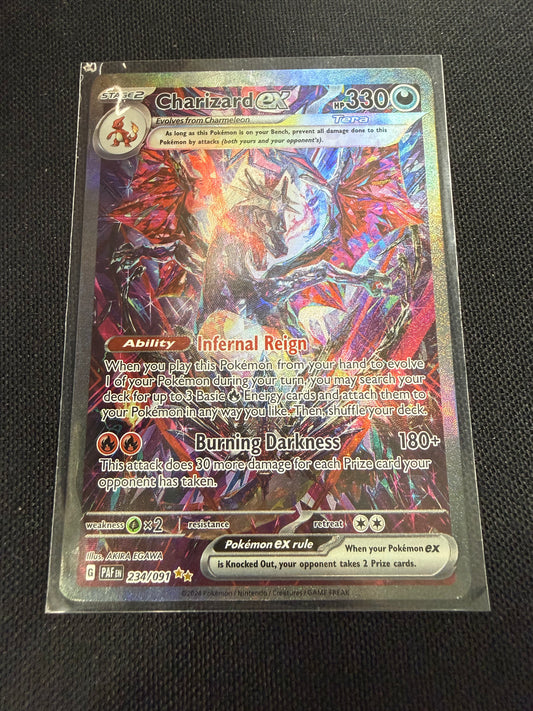 2024 Pokemon Paldean Fates Charizard ex Special Illustration Rare 234/091 NM